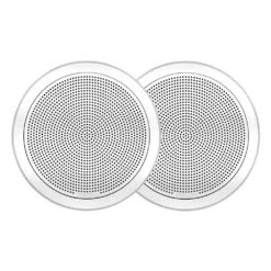 Fusion® 010-02299-00 - FM Series 120W 2-Way 4-Ohm 6.5" White Flush Mount Round Speakers
