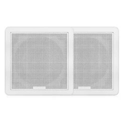 Fusion® 010-02299-10 - FM Series 120W 2-Way 4-Ohm 6.5" White Flush Mount Square Speakers