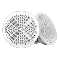 Fusion® 010-02300-00 - FM Series 200W 2-Way 4-Ohm 7.7" White Flush Mount Round Speakers