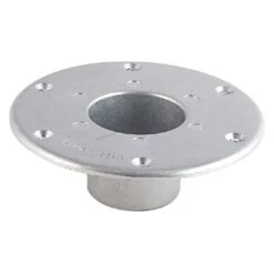 AP Products® 013-1112 - 2-1/4 Round Chrome Flush Mount Table Leg Base
