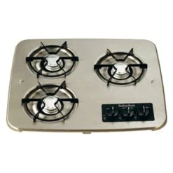 Suburban® 2938ABK - 3 Burners RV Cooktop