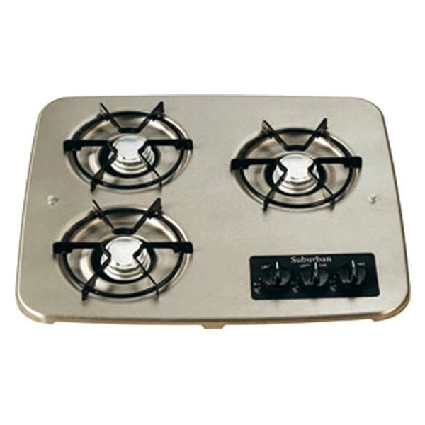 Suburban® 2938AST - 3 Burners RV Cooktop