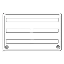 Dometic RV® - 13.8"H X 21.6"W Refrigerator Vent