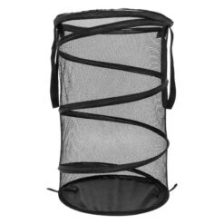 Camco® - Black Fabric Pop-Up Laundry Bag
