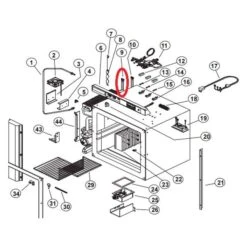 Norcold® - Refrigerator Cooling Unit Heater Element For Norcold™ 3163LG, 3163LGB16, 3163LGH26R, 3163LGHBV, 3163LGHHB, 3163LGR, 323T, N260.3 Models