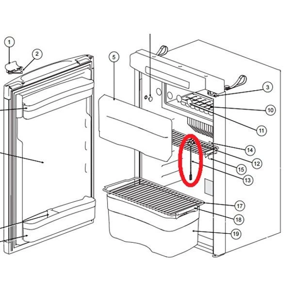 Norcold® - Refrigerator Thermistor Assembly For N3104 Models