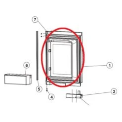 Norcold® 634068 - Refrigerator Panel Door Liner For Norcold™ 1210, 1211 Models