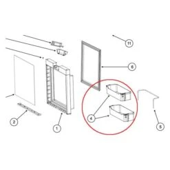 Norcold® - Refrigerator Door Bin For Norcold™ NR751 Models