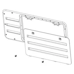 Norcold® 637318BK - Vent Door Assembly