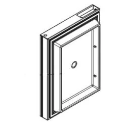 Norcold® 638464 - Refrigerator Door Assembly For Norcold™ 2118SS, 2118IMSS, 2118IMSSD Models