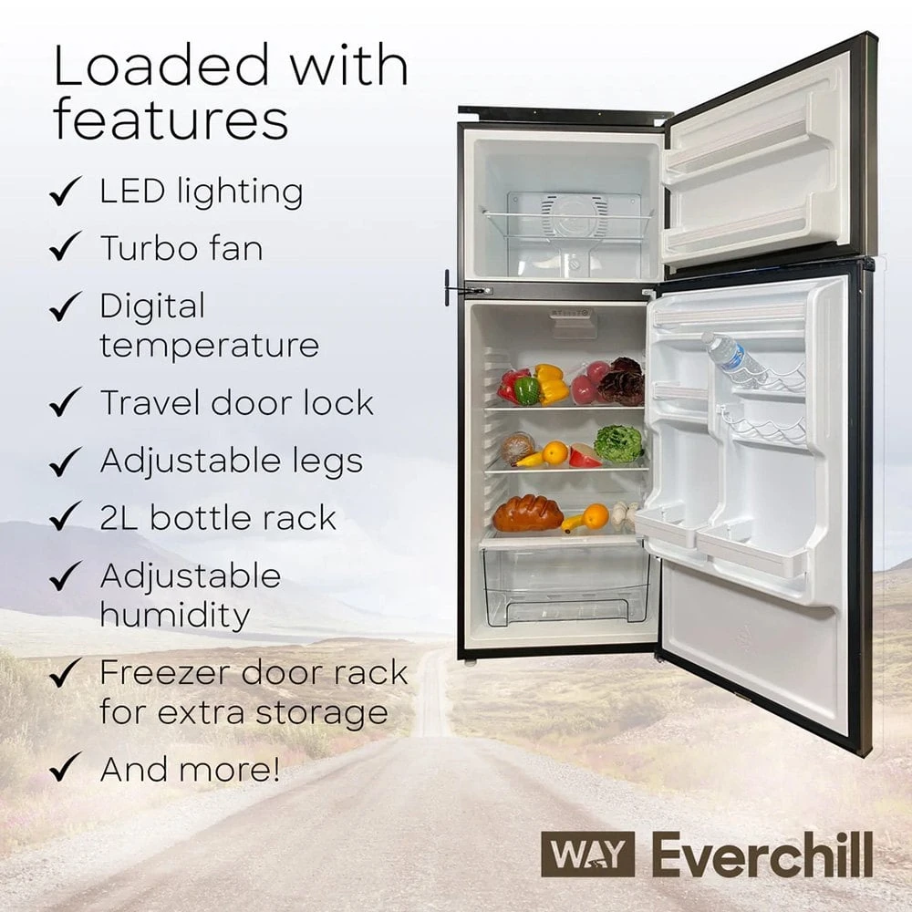 Way Interglobal® BCD280WEV804H-6/LHH - Everchill™ 11 Cu Ft 2 Doors Left Hand RV Refrigerator - Image 6