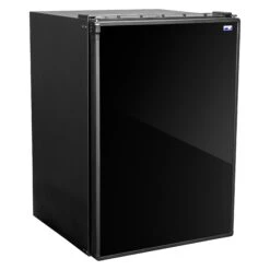 Norcold® - DE Series 3.3 Cu Ft Black Right Hand AC/DC Built-In Compact Single Door RV Refrigerator & Freezer
