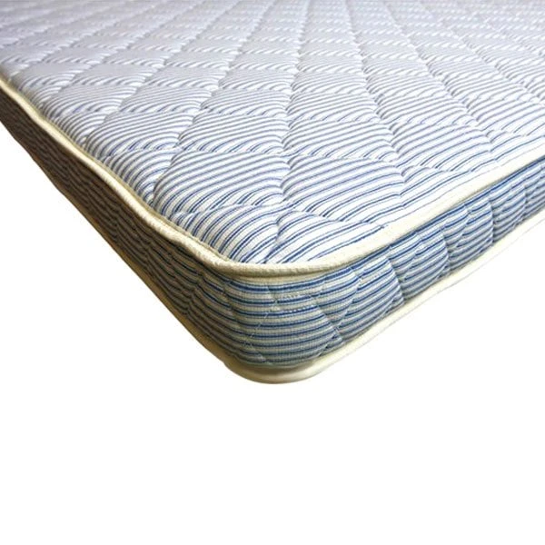 Mobile InnerSpace® - Luxury Deluxe Series Memory Foam 80" X 48" Gray RV Bunk Mattress With Green Trim 80"L X 48"W X 8"H