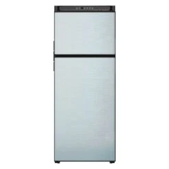 Norcold® N10DCSSL - Polar™ 10 Cu Ft Stainless Steel Left Hand AC/DC Built-In Double Door RV Refrigerator & Freezer