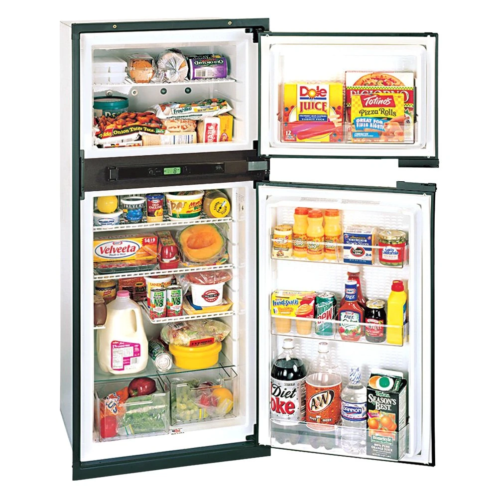 Norcold® NA7LX.3L - Polar™ 7 Cu Ft Black Left Hand AC/DC/LP Gas Built-In Double Door RV Refrigerator & Freezer - Image 2