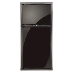 Norcold® NA7LX.3R - Polar™ 7 Cu Ft Black Right Hand AC/DC/LP Gas Built-In Double Door RV Refrigerator & Freezer