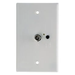 King® PB1000 - White Single TV Wall Plate