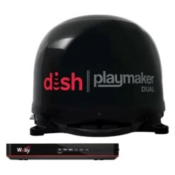 Winegard® PL8035R - Playmaker Dual ™ Black Portable 2 Receivers Satellite TV Antenna