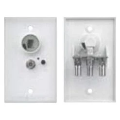 Winegard® RA7296 - White Single TV Wall Plate