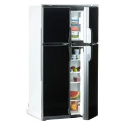 Dometic RV® 9108841683 - Elite 2+2™ RM1350 13.5 Cu Ft Stainless Steel AC/DC Built-In Four Door RV Refrigerator & Freezer