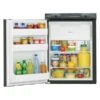 Dometic RV® - Americana™ RM2351 3 Cu Ft Black Right Hand AC/DC Built-In Compact Single Door RV Refrigerator & Freezer