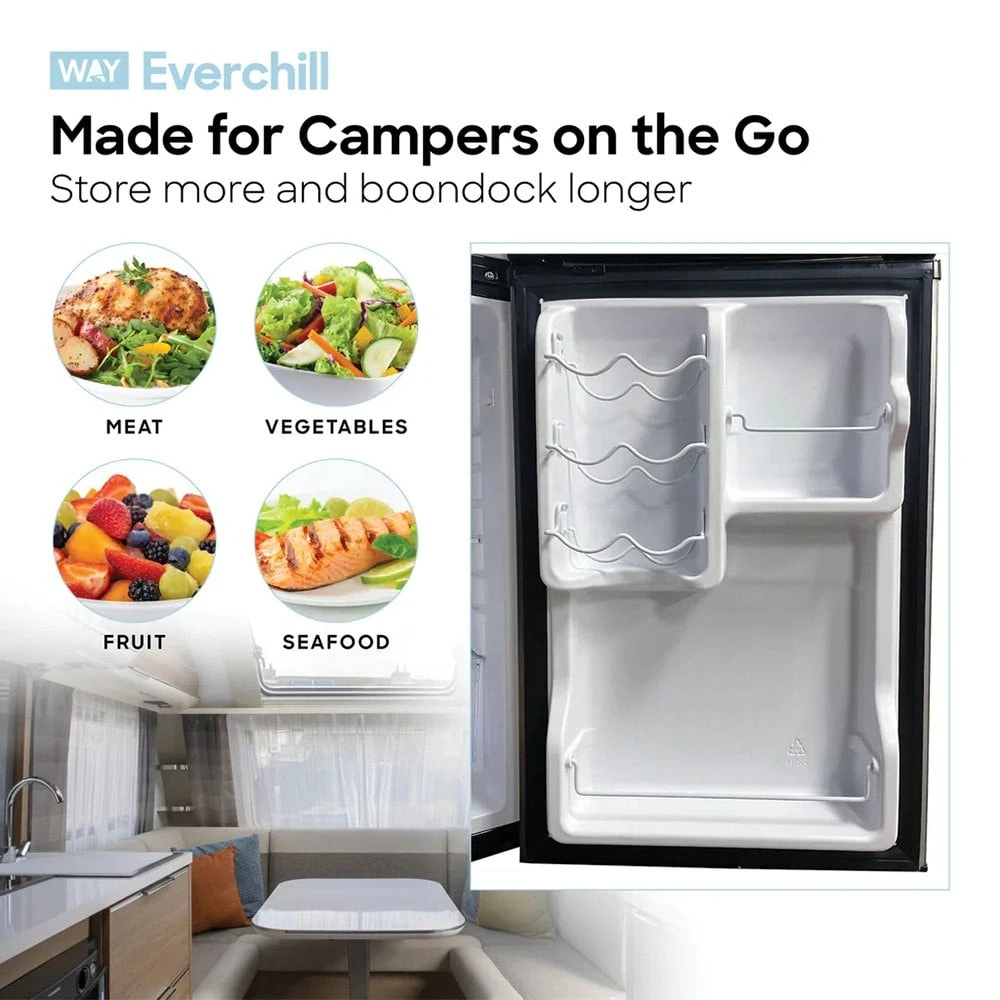 Way Interglobal® - Everchill™ 4.5 Cu Ft 2 Doors RV Refrigerator - Image 11