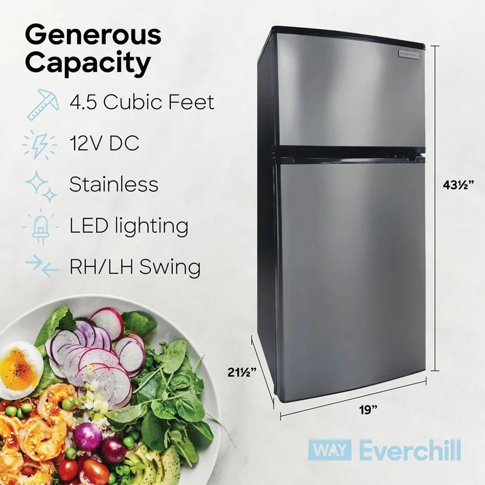 Way Interglobal® - Everchill™ 4.5 Cu Ft 2 Doors RV Refrigerator - Image 9